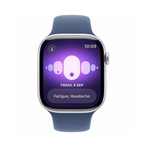 APPLE WATCH SE GPS 40MM SILVER ALUMINIUM CASE WITH DENIM SPORT BAN