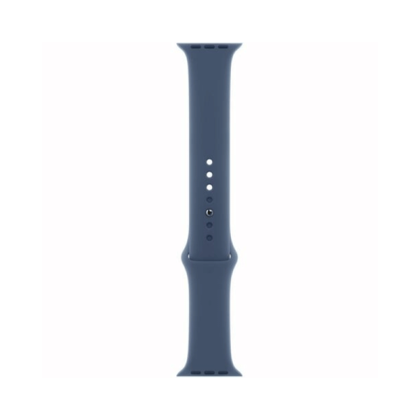 APPLE WATCH SE GPS 40MM SILVER ALUMINIUM CASE WITH DENIM SPORT BAN - Image 2