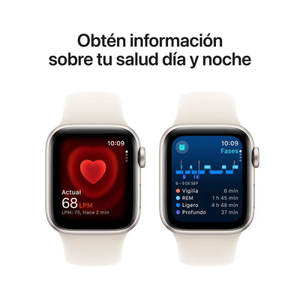 APPLE WATCH SE GPS 40MM SILVER ALUMINIUM CASE WITH DENIM SPORT BAN - Image 5
