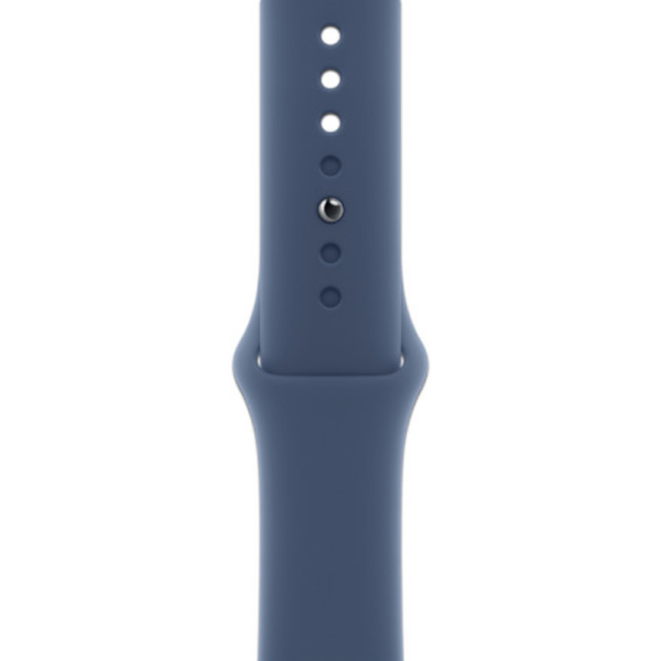 APPLE WATCH SE GPS 44MM SILVER ALUMINIUM CASE WITH DENIM SPORT BAN - Image 3