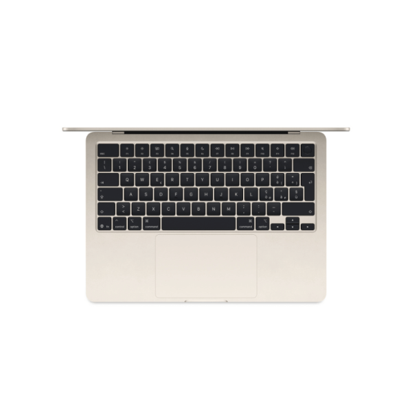 Portátil - Apple MacBook Air MC6A4E/A 34.5cm (13.6") - Apple M4 - 24GB - 512GB SSD - Español Teclado - Starlight - Apple M4 Chip - 2560 x 1664 - Apple - Tecnología True Tone, Tecnología conmutación en el mismo plano (In-plane Switching, IPS), Pantalla Liquid Retina - Cámara Frontal/Cámara Web - 18Horas Duración de pilas - IEEE 802.11ax Wireless LAN Standard 13 IN MB AIR M4 CHIP  10 CPU10GPU24GB512GBSSD-Blanco Estelar - Image 2
