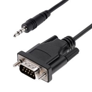 CABLE DE 1M DE 3.5MM A DB9 SERIAL RS232 MACHO