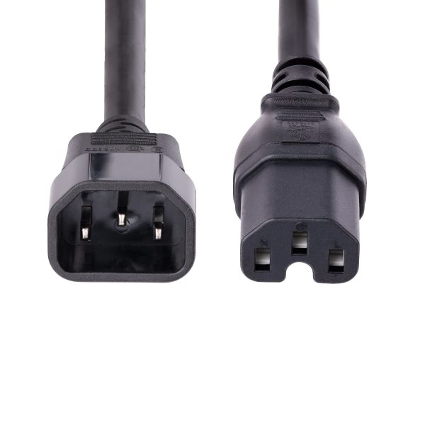 CABLE 3M DE EXTENSION DE ALIMENTACION C14 A C15 125V - Image 4
