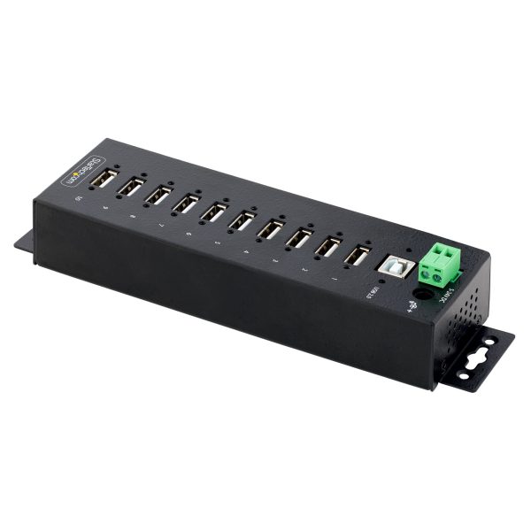HUB CONCENTRADOR USB 2.0 DE 10 PUERTOS USB INDUSTRIAL - Image 2