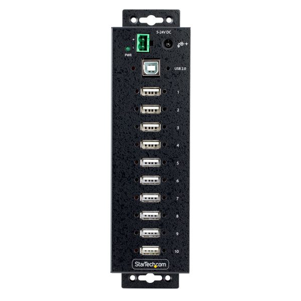 HUB CONCENTRADOR USB 2.0 DE 10 PUERTOS USB INDUSTRIAL - Image 4