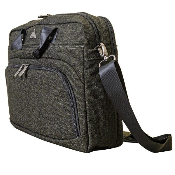 Skypeak Maletín de Poliéster TEXM-117GR para Laptop 17", Gris UJER PARA LAPTOP U ORDENADOR DE 15.