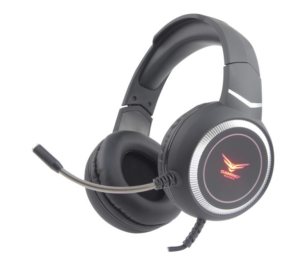 HEDSET.DIADEMA GAMERMICROFONO R GB CON ADAPTADOR HIFI 3.5MM+USB