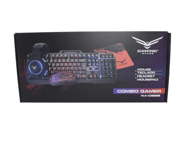 KIT GAMER 4 EN 1 TECLADO/MOUSE HEADSET/MOUSEPAD - Image 2