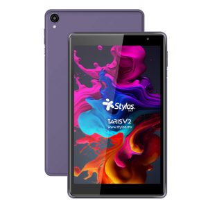 Tableta Stylos TARIS V2 - 20.3cm (8") - UNISOC T310 Quad-core (4 núcleos)) - 2GB - 32GB Almacenamiento - Android 11 - Violeta - Cortex A75 Single-Core (1 Core) 1.80GHz + Cortex A55 Triple-core (3 núcleos) 2GHz - Upto 512GB Memory Card Supported Capacity - microSD, TransFlash Soportado - 1280 x 800 - Tecnología conmutación en el mismo plano (In-plane Switching, IPS) Pantalla - 300Kilopixel Cámara frontal TABLET STYLOS TARIS V28IN/32GB/2GB/ANDROID 11/COLOR MORAD