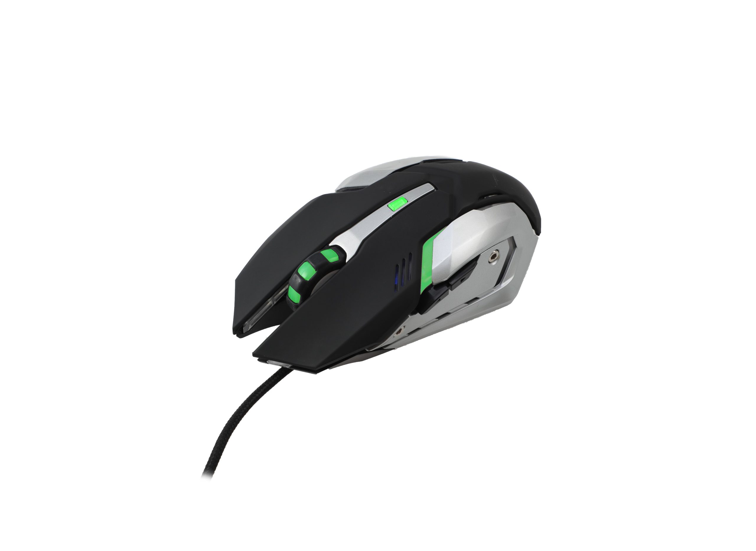 KIT TECLADO Y MOUSE GAMER NACEB CYBORG LED BASE DE METAL AERODINAM - Image 3